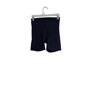 Fabletics Shorts Womens Small Black Motion365+ High Rise Biker Athletic